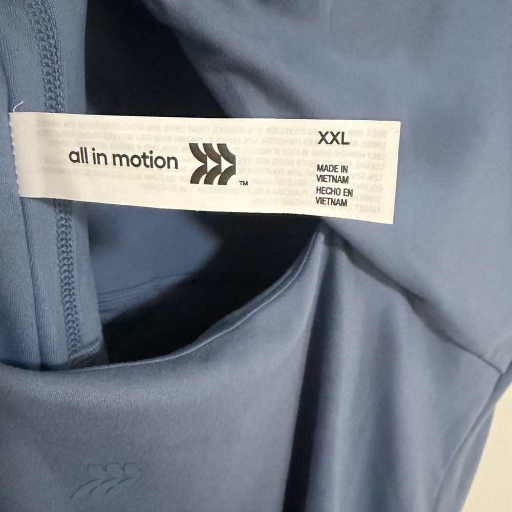 Women's Knit Ruched Active Dress - All In Motion™ Slate Blue XXL - Picture 9 of 16